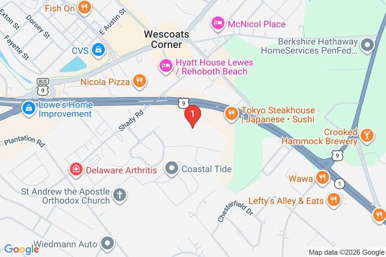 Map showing HOME DEPOT #1604 location