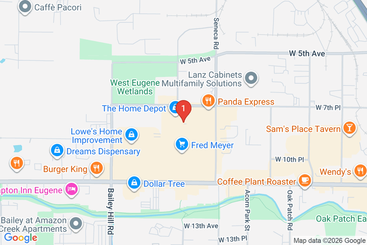 Map showing HOME DEPOT #4028 location
