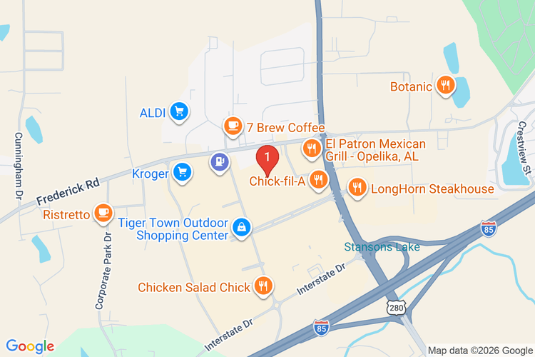 Map showing HOME DEPOT #0816 location