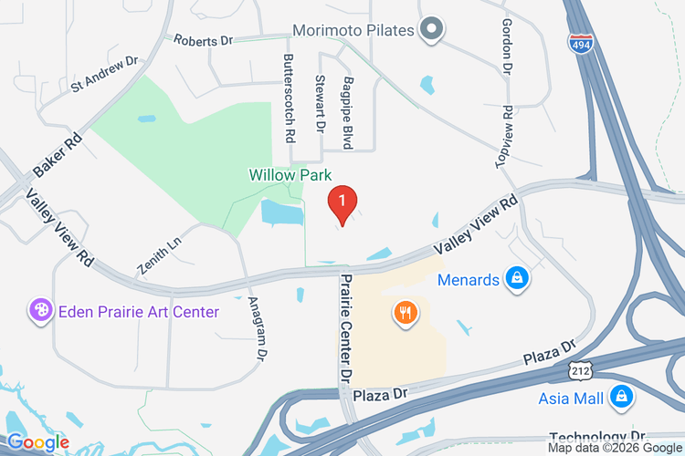 Map showing HOME DEPOT #2812 location