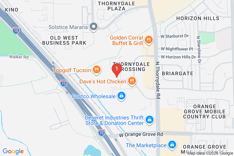 Map showing HOME DEPOT #0478 location