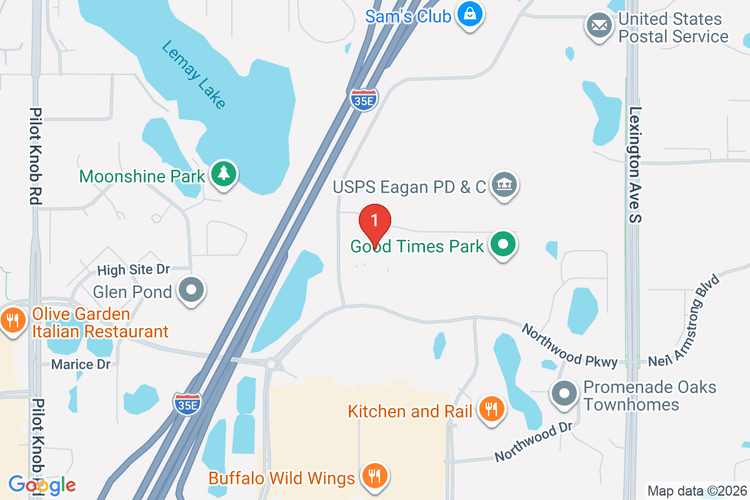 Map showing HOME DEPOT #2813 location