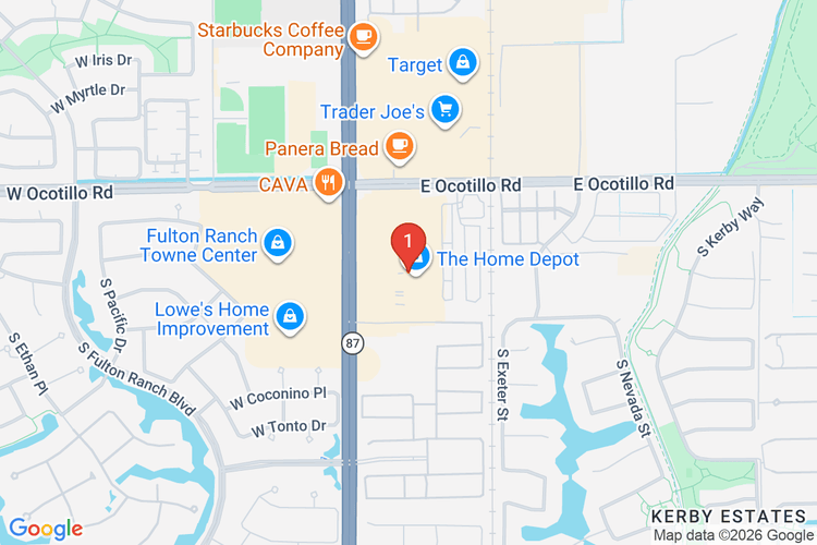 Map showing HOME DEPOT #0417 location