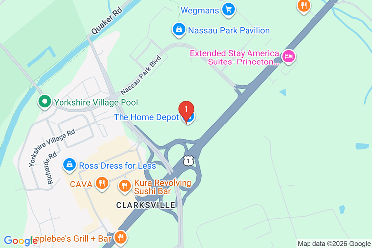 Map showing HOME DEPOT #0921 location
