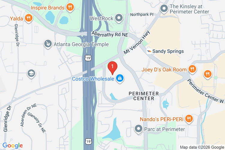 Map showing HOME DEPOT #0154 location