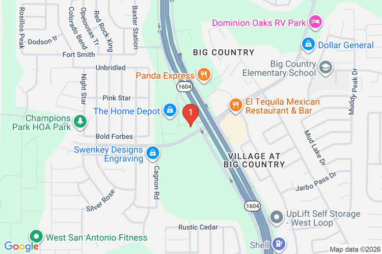 Map showing HOME DEPOT #6847 location