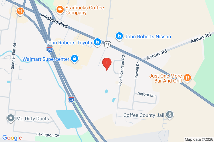 Map showing HOME DEPOT #0748 location