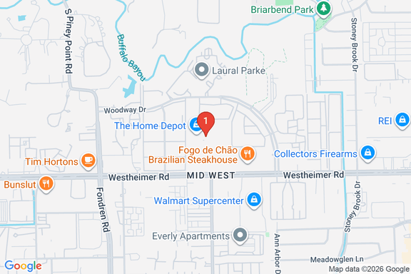 Map showing HOME DEPOT #6558 location