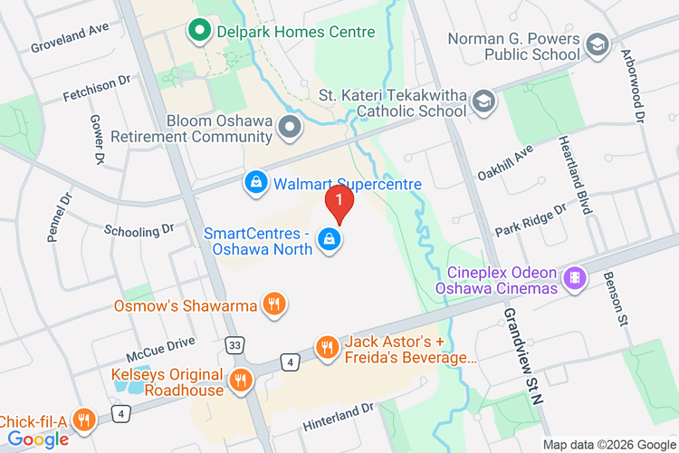 Map showing HOME DEPOT CAN #7123 location