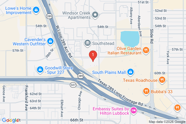 Map showing HOME DEPOT #0505 location