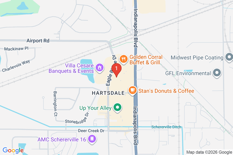 Map showing HOME DEPOT #1937 location