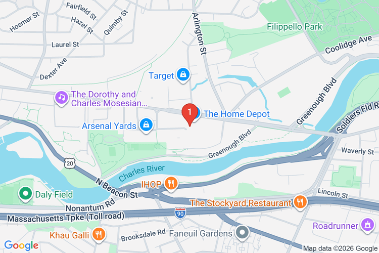 Map showing HOME DEPOT #2602 location