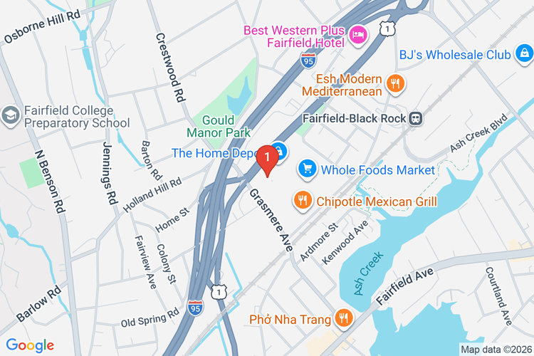 Map showing HOME DEPOT #6206 location