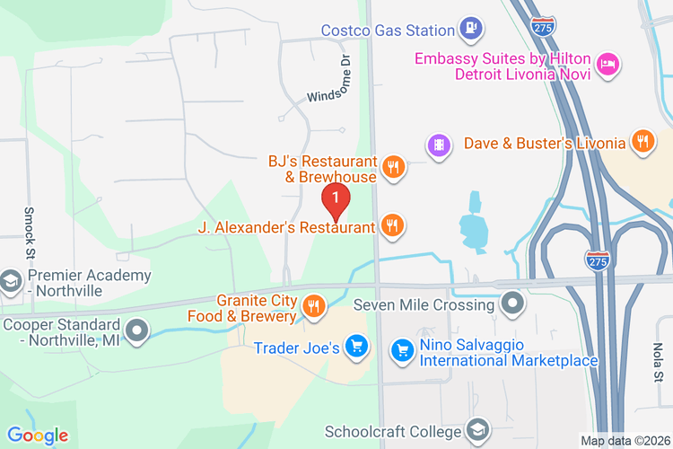 Map showing HOME DEPOT #2704 location