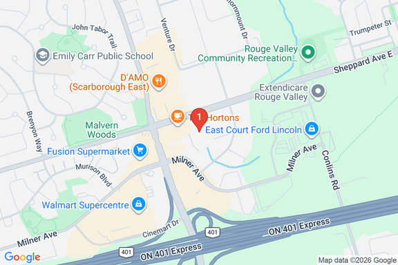 Map showing HOME DEPOT CAN #7027 location