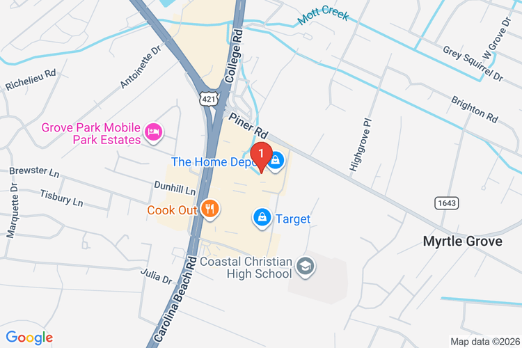 Map showing HOME DEPOT #3609 location
