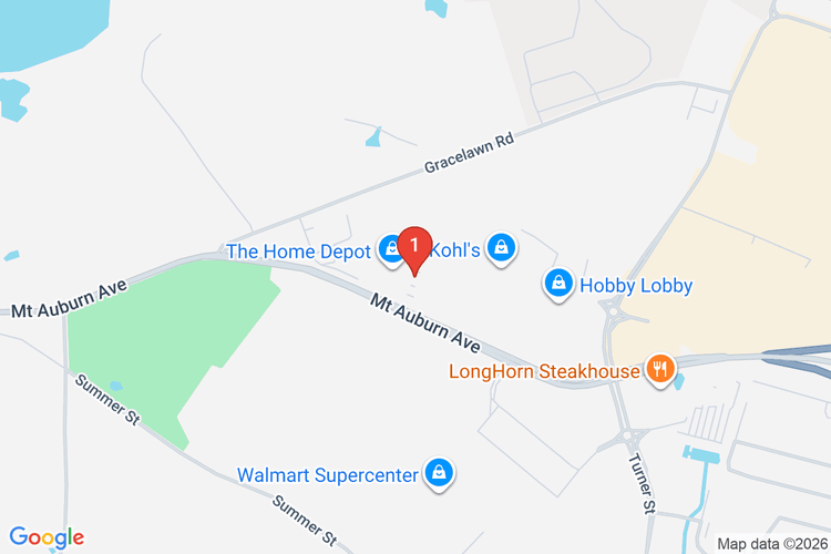 Map showing HOME DEPOT #2403 location