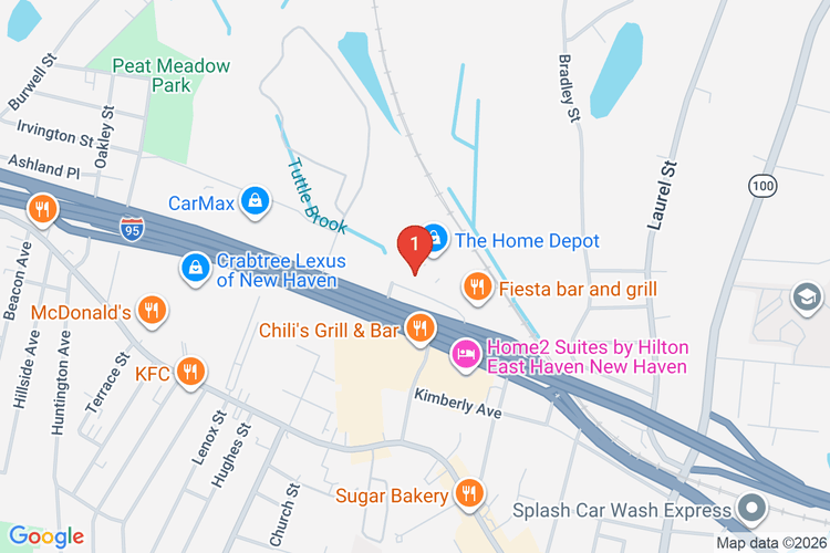 Map showing HOME DEPOT #6223 location