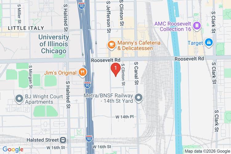 Map showing HOME DEPOT #1950 location