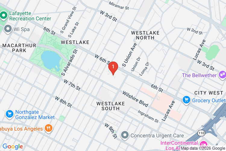 Map showing HOME DEPOT #1048 location