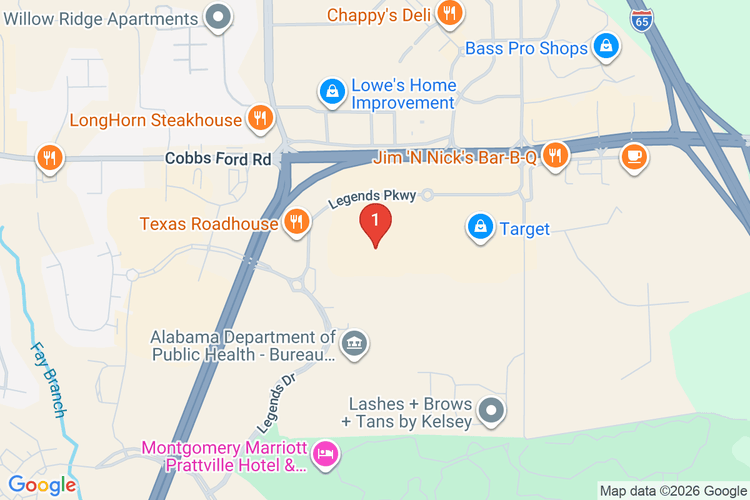 Map showing HOME DEPOT #0806 location
