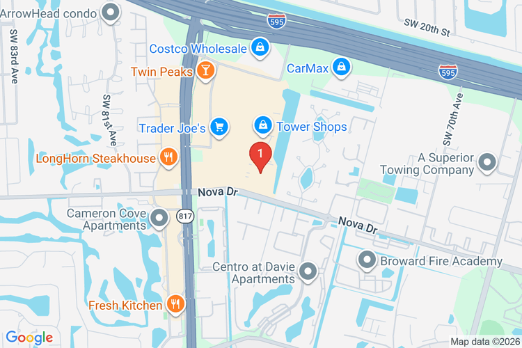 Map showing HOME DEPOT #0222 location