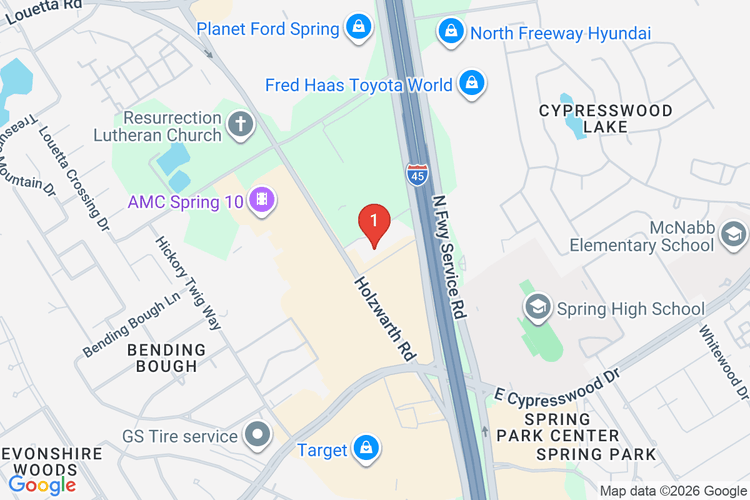 Map showing HOME DEPOT #0568 location