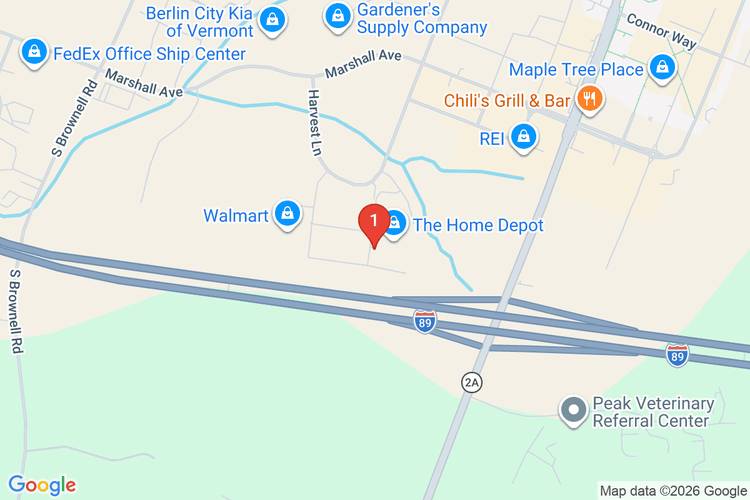 Map showing HOME DEPOT #4501 location