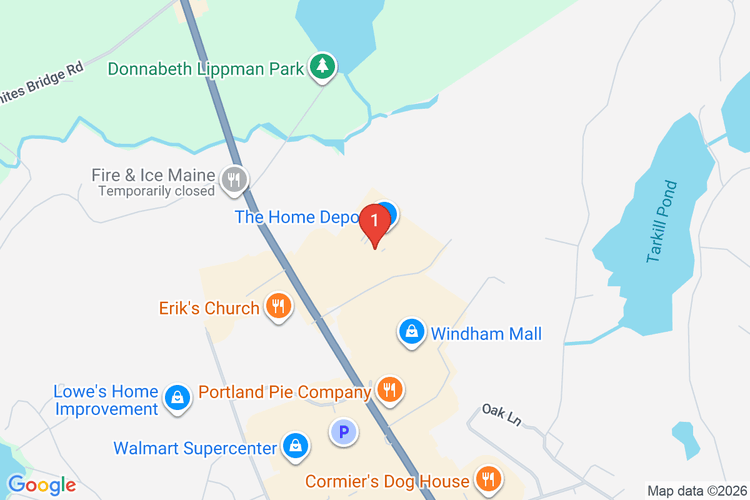 Map showing HOME DEPOT #2412 location