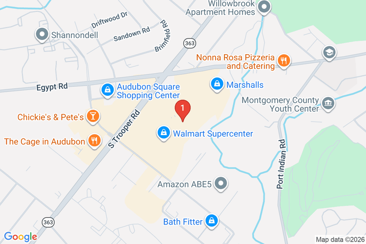 Map showing HOME DEPOT #4145 location