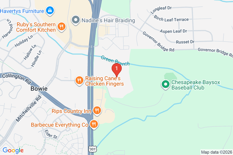 Map showing HOME DEPOT #2562 location