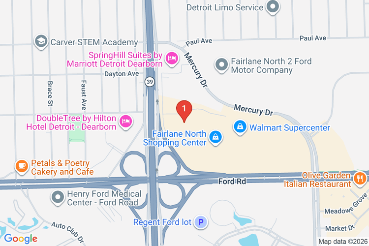 Map showing HOME DEPOT #2757 location