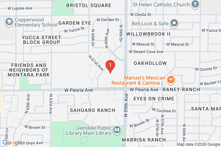 Map showing HOME DEPOT #0405 location