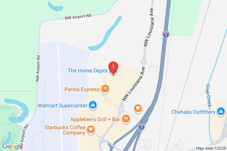 Map showing HOME DEPOT #4740 location