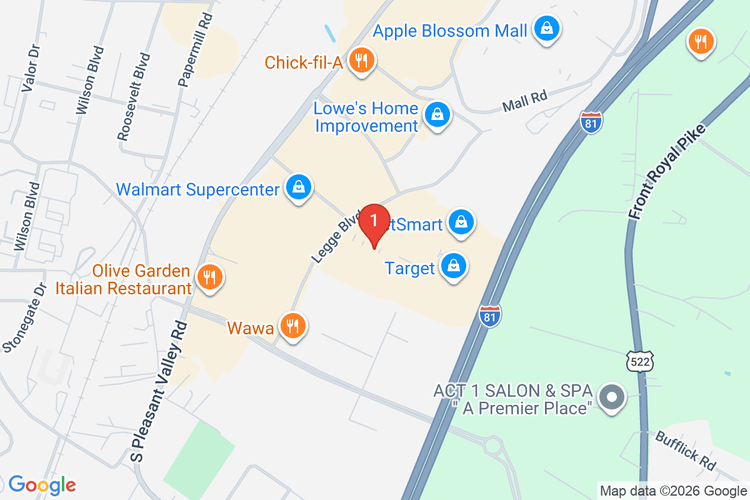 Map showing HOME DEPOT #4618 location