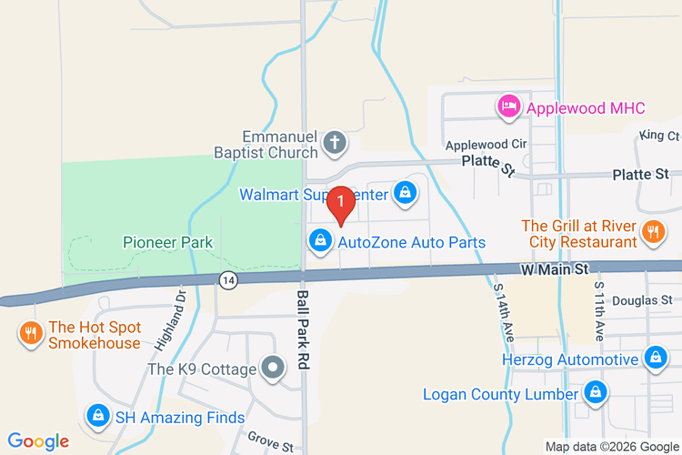 Map showing HOME DEPOT #1545 location