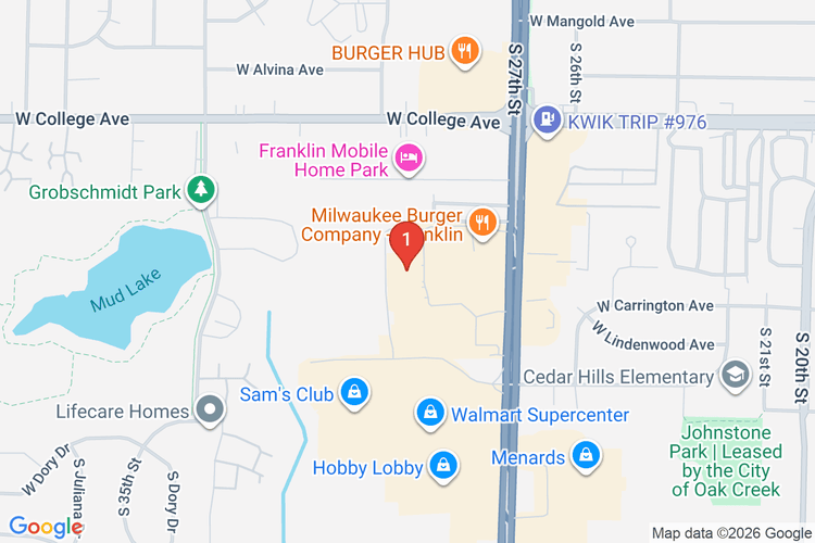 Map showing HOME DEPOT #4907 location