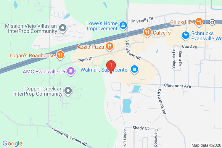 Map showing HOME DEPOT #2010 location