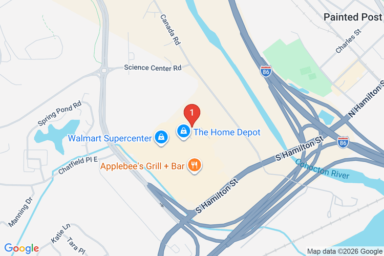 Map showing HOME DEPOT #6159 location