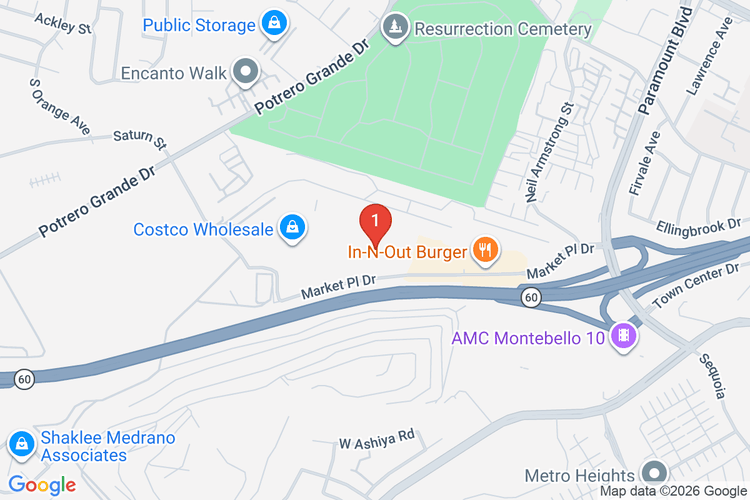 Map showing HOME DEPOT #2304 location