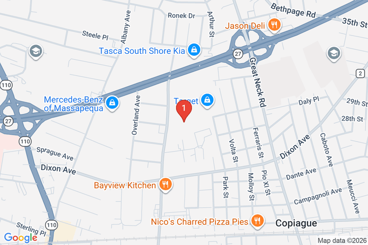 Map showing HOME DEPOT #1218 location