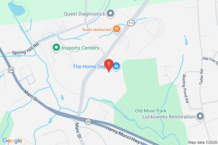 Map showing HOME DEPOT #6236 location