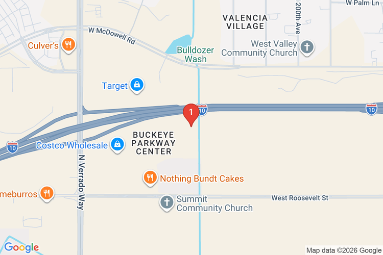 Map showing HOME DEPOT #0427 location