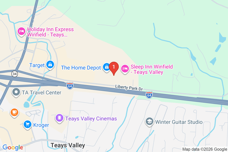 Map showing HOME DEPOT #8429 location