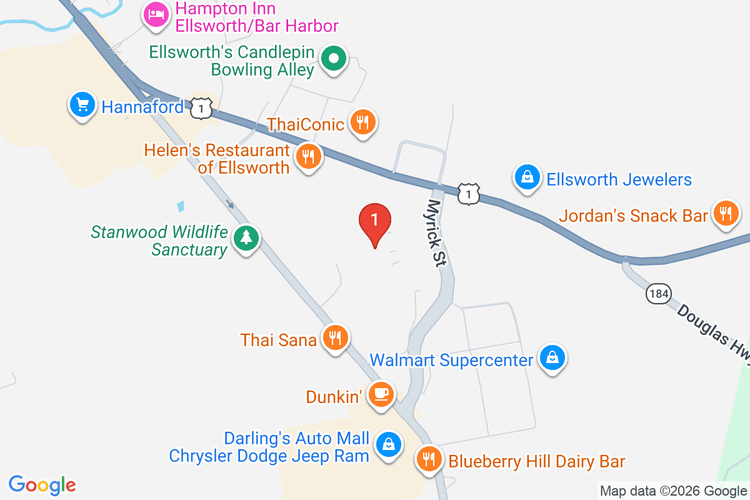 Map showing HOME DEPOT #2408 location