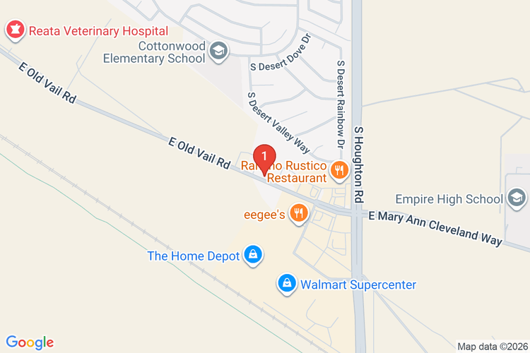 Map showing HOME DEPOT #0474 location