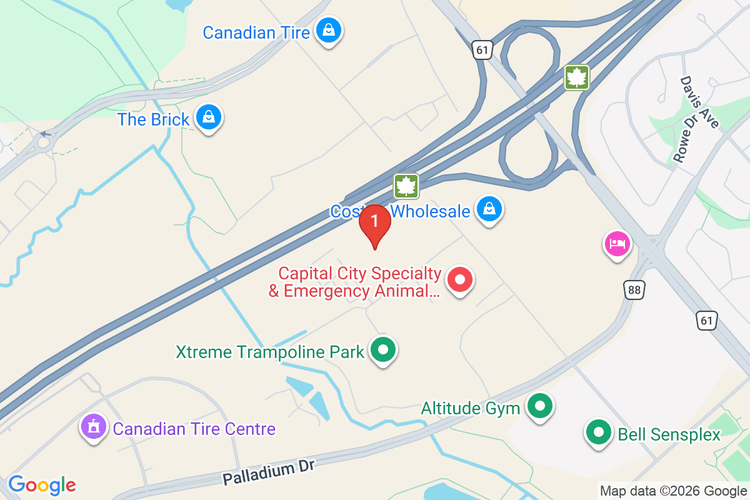 Map showing HOME DEPOT CAN #7108 location