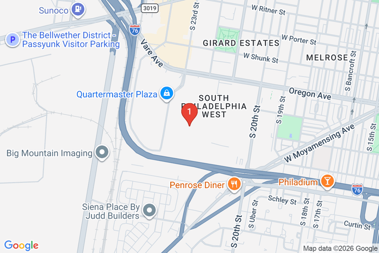 Map showing HOME DEPOT #4166 location