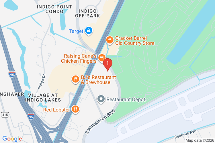 Map showing HOME DEPOT #0233 location