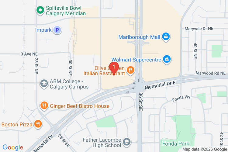 Map showing HOME DEPOT CAN #7061 location